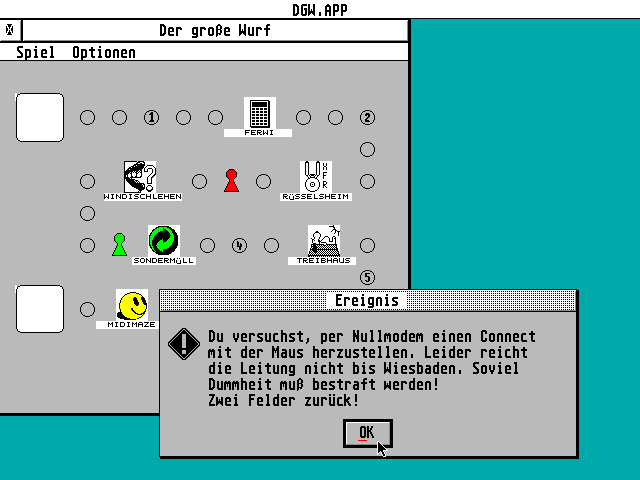 Grosse Wurf (Der) atari screenshot